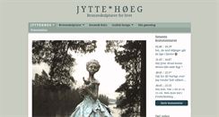 Desktop Screenshot of jyttehoeg.dk